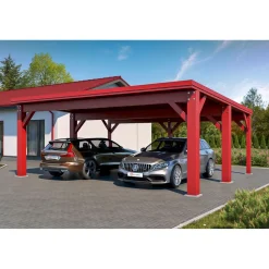 Autokatos Holzbrüder Ralf 42m2, kantavuus 250 kg/m²