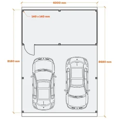 Autokatos Holzbrüder Ralf 52m2 varastolla
