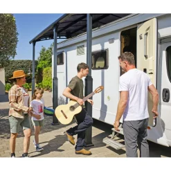 Autokatos matkailuautolle Palram-Canopia Alpine, 15.8m², metalli, tummanharmaa/harmaa