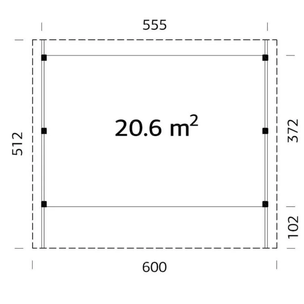 Autokatos Palmako Karl, 20,6m² CP6051