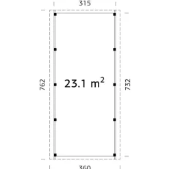 Autokatos Palmako Karl, 23,1m² CP3676