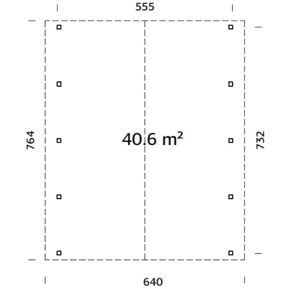 Autokatos Palmako Robert 40,6 m2 CP5673