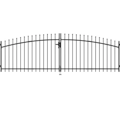 Autoportti keihäskärjillä 400x175cm