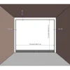 Autotallin nosto-ovi Isomatic Nordic 2500x2000mm vaakauritettu + avaaja Liftronic 500 tummanharmaa