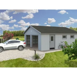 Autotalli Palmako Andre ilman ovea 44,7 m²
