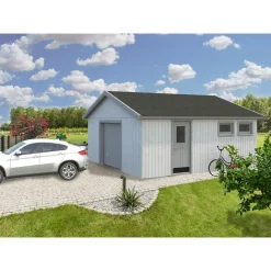 Autotalli Palmako Andre nosto-ovella 28,5 m²