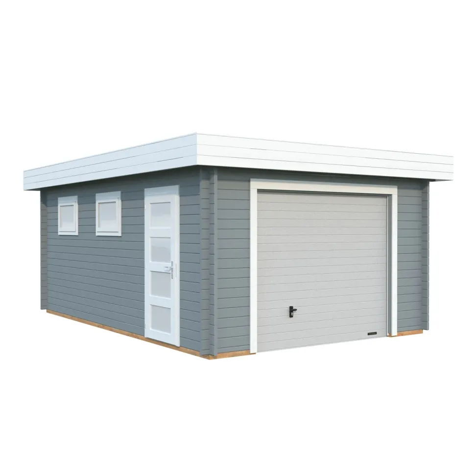 Autotalli Palmako Rasmus, nosto-ovella, 19m² FR44-3857-5