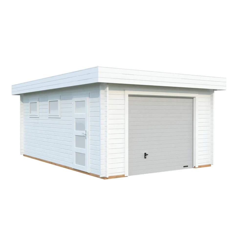 Autotalli Palmako Rasmus, nosto-ovella, 19m² FR44-3857-5