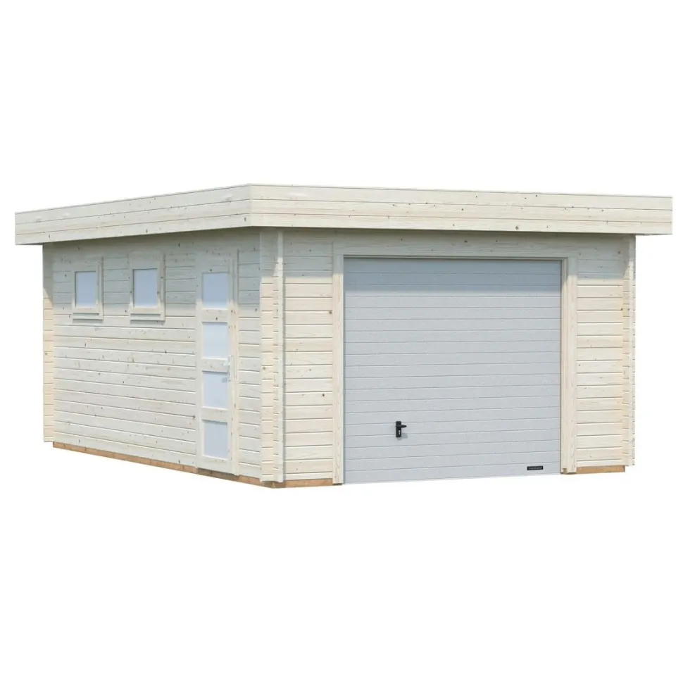Autotalli Palmako Rasmus, nosto-ovella, 19m² FR44-3857-5