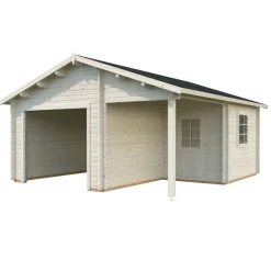 Autotalli Palmako Roger ilman ovea 21,9+5,2 m²