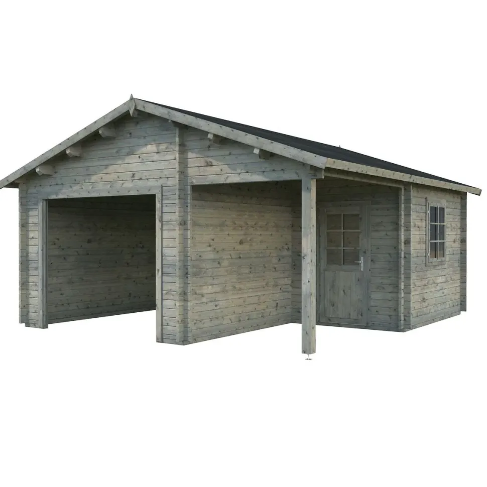 Autotalli Palmako Roger ilman ovea 21,9+5,2 m²