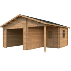 Autotalli Palmako Roger ilman ovea 21,9+5,2 m²