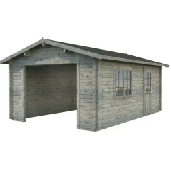 Autotalli Palmako Roger, ilman ovea, 19m² FR44-3857-8