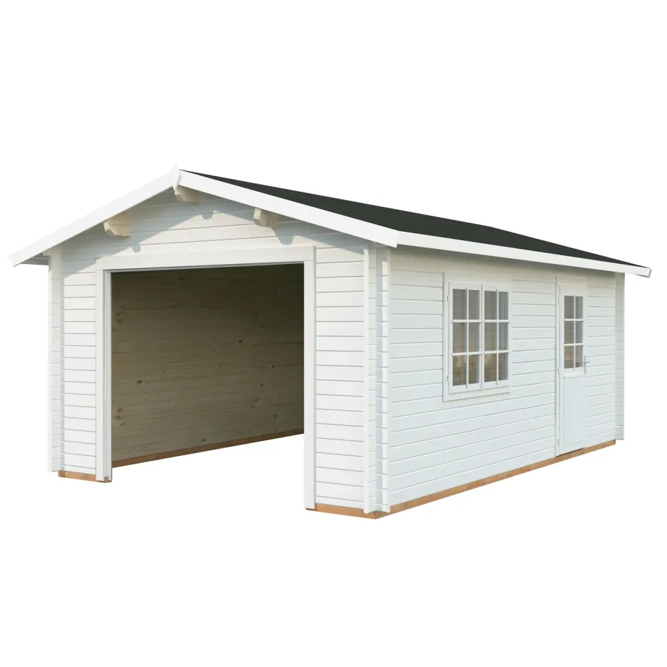 Autotalli Palmako Roger, ilman ovea, 19m² FR44-3857-8
