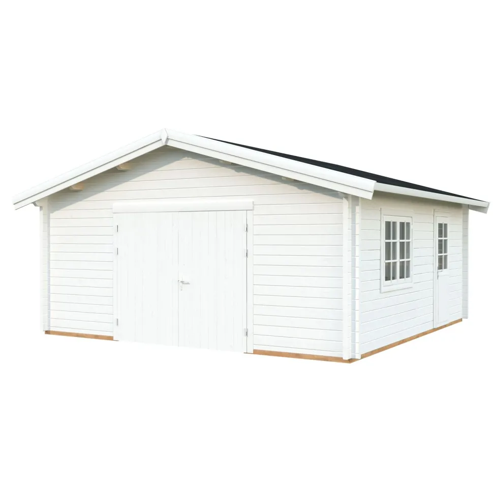 Autotalli Palmako Roger, puuovella, 27,7m² FR70-5656-1