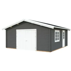 Autotalli Palmako Roger, puuovella, 27,7m² FR70-5656-1