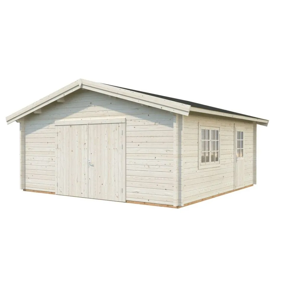 Autotalli Palmako Roger, puuovella, 27,7m² FR70-5656-1