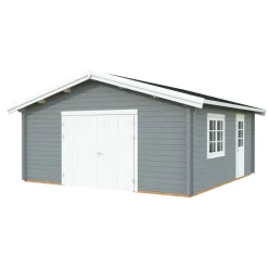 Autotalli Palmako Roger, puuovella, 27,7m² FR70-5656-1