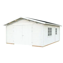 Autotalli Palmako Roger, puuovella, 23,9m² FR44-4757-3