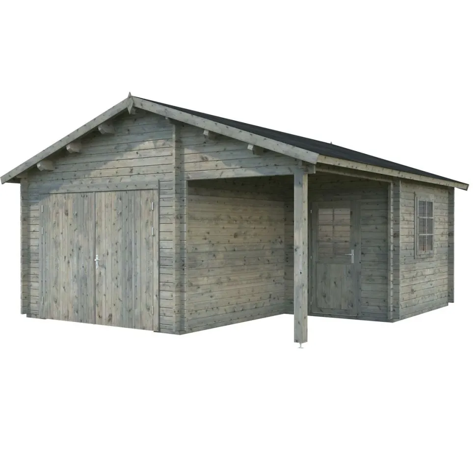Autotalli Palmako Roger puuovella 21,9+5,2 m²