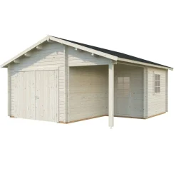 Autotalli Palmako Roger puuovella 21,9+5,2 m²