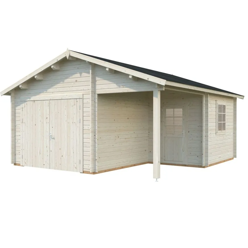 Autotalli Palmako Roger puuovella 21,9+5,2 m²