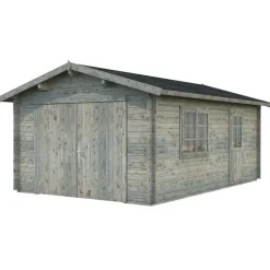 Autotalli Palmako Roger, puuovella, 19m² FR44-3857