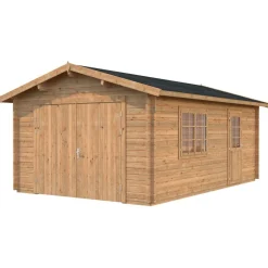 Autotalli Palmako Roger, puuovella, 19m² FR44-3857