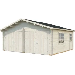 Autotalli Palmako Roger puuovella 28,4 m²