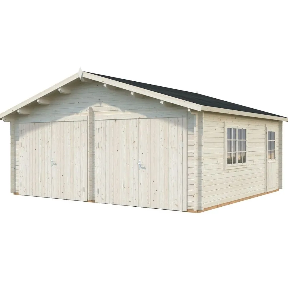 Autotalli Palmako Roger puuovella 28,4 m²