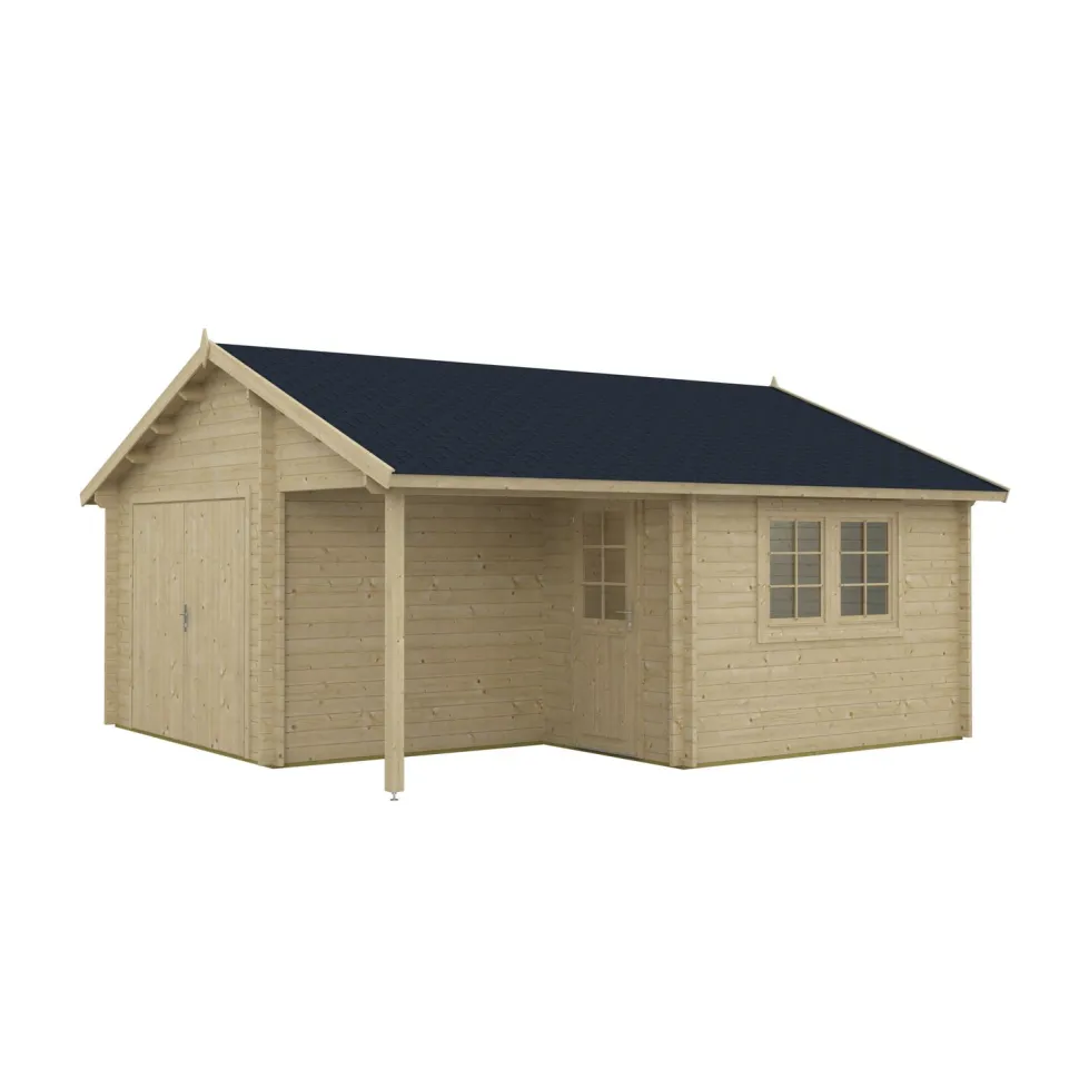 Autotalli Tene Oulu 70, 23.2 + 4.3m²