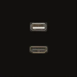 AV-rasia Ensto Intro - MALS1163 HDMI/USB musta