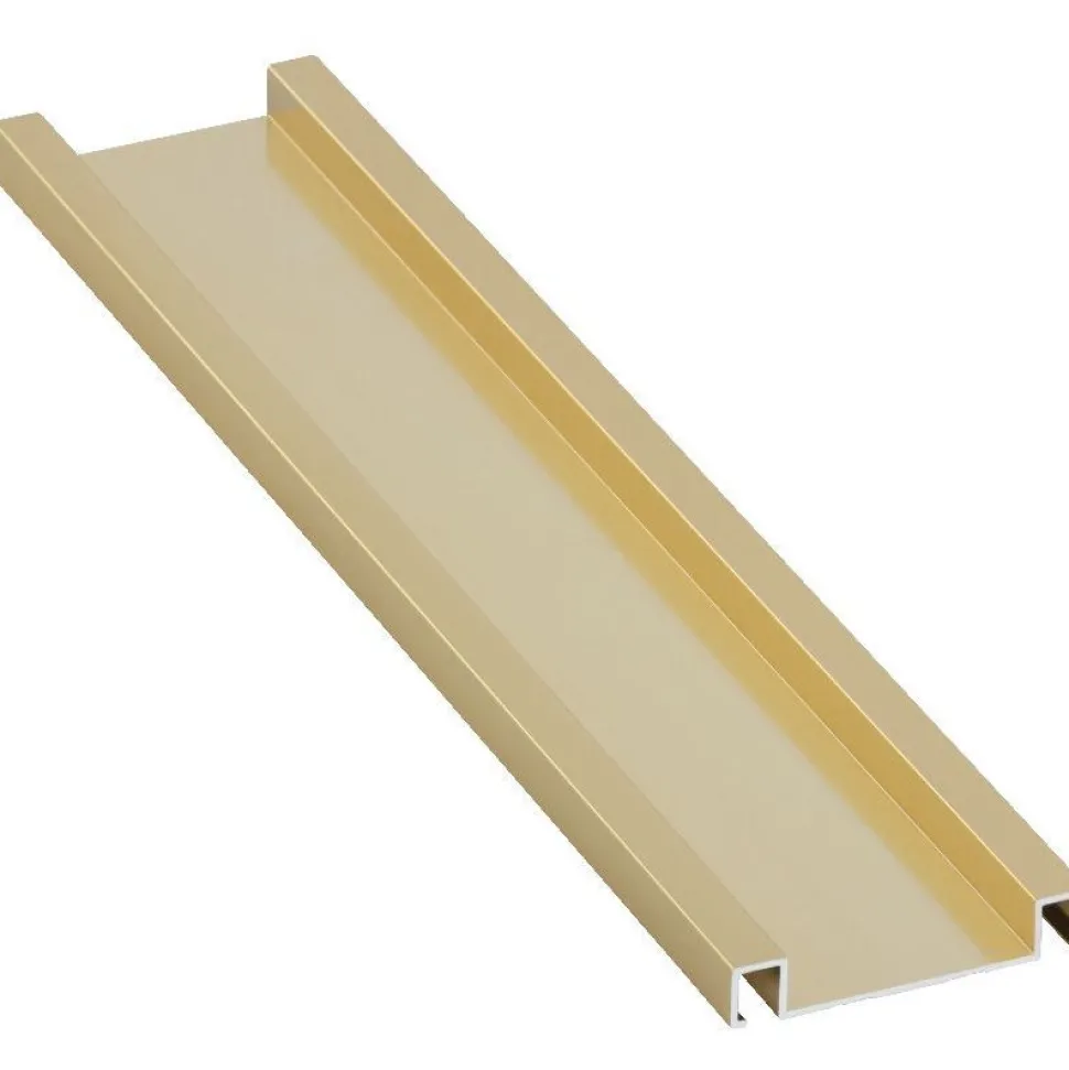 Boordilistan pohjaprofiili mosaiikille Euroshrink alumiini 227a, 52mm x 2.5m, eri värejä