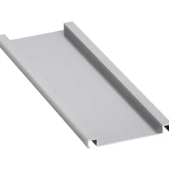 Boordilistan pohjaprofiili mosaiikille Euroshrink alumiini 286a, 87mm x 2.5m, kiiltävä hopea