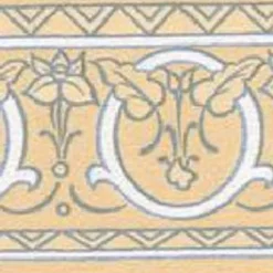Boordi Paintpart Mormorstid 4838-3, ornamentti, keltainen