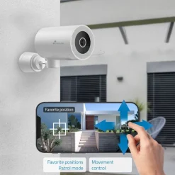 Bullet-valvontakamera Celotron Nivian Smart, 2.5K 4MP resoluutiolla ja väriyönäöllä, sähköisesti käänneltävä