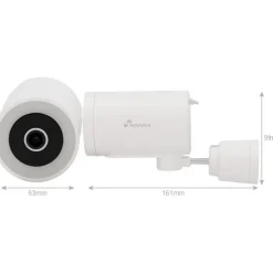 Bullet-valvontakamera Celotron Nivian Smart, 2.5K 4MP resoluutiolla ja väriyönäöllä, sähköisesti käänneltävä