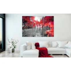 Canvas-taulu Artgeist Waterfalls of Ruby Forest, eri kokoja
