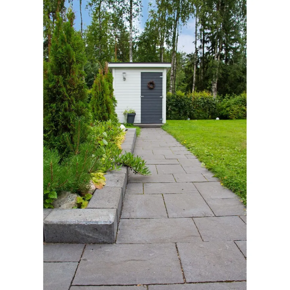 Citymuurikivi Lakka lohko/sileä 360x180x150 mm musta