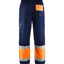 Collegehousut Blåkläder 1549 Highvis mariininsininen/huomio-oranssi