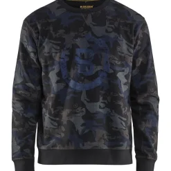 Collegepaita Blåkläder 9408 Limited musta/tummanharmaa