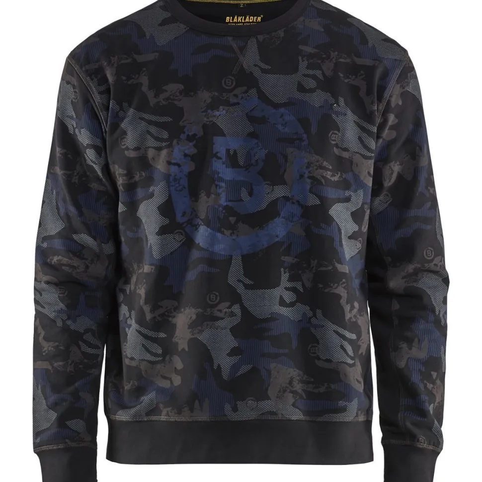 Collegepaita Blåkläder 9408 Limited musta/tummanharmaa