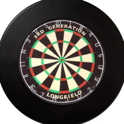 Darts-taulun tausta Longfield, musta