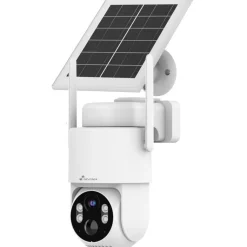Dome-valvontakamera Celotron Nivian Tuya Smart, akulla ja aurinkokennolla, 4G (LTE) modeemilla + 3 vuoden ilmaisella, rajoittamattomalla internet yhteydellä