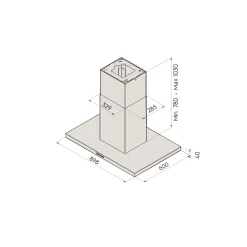Dual Modular Liesikupu Savo dIH-m7509 90cm eri värejä