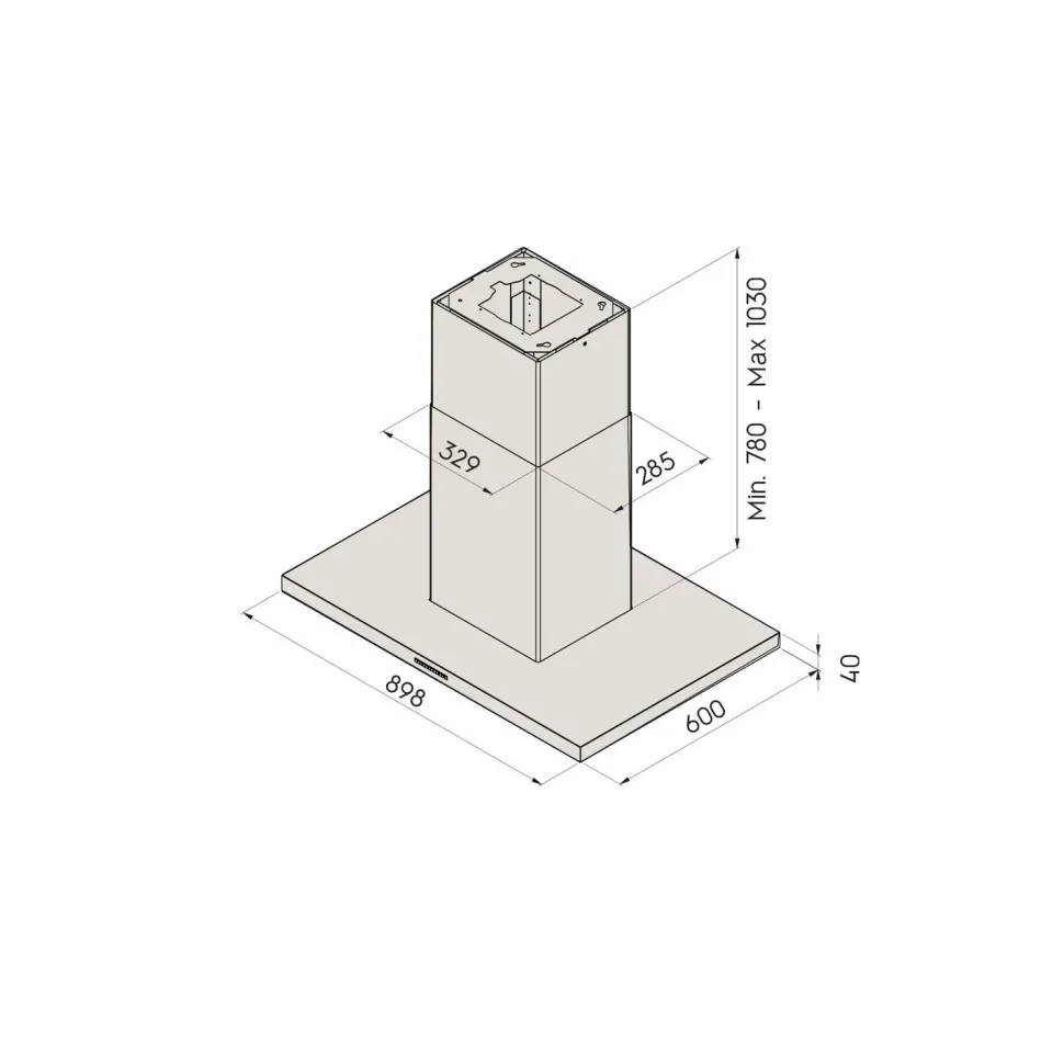 Dual Modular Liesikupu Savo dIH-m7509 90cm eri värejä