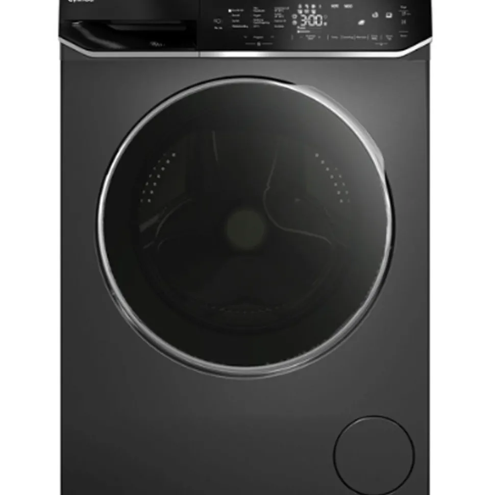 Edestä täytettävä pesukone Cylinda FT911G394BIA, 60cm, antrasiitti, 9kg, 1400rpm