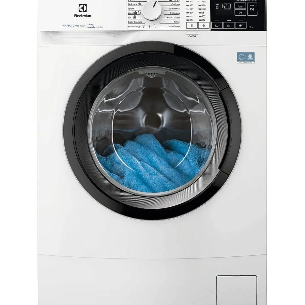 Edestä täytettävä pesukone Electrolux EW6S562W38, 6kg