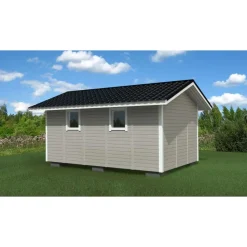 Elementtivarasto Timburg E11 5040x3180 mm 16.03 m² puuvalmis