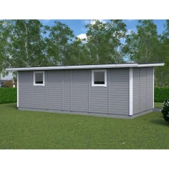 Elementtivarasto Timburg E13 7040x3180 mm 22.39 m² puuvalmis